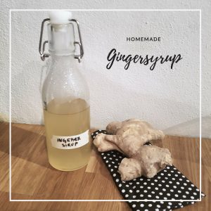 Hjemmelaget ingefærsirup