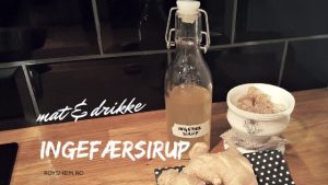 Ingefærsirup og kandiserte ingefær