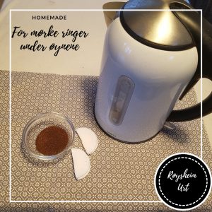 kaffe for mørke ringer under øynene