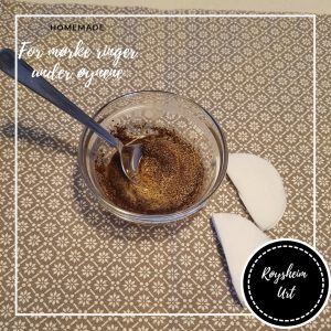 kaffe for mørke ringer under øynene