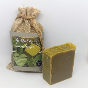 Såpe med groblad og brennesle (hjemmelaget)