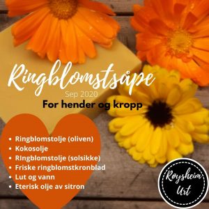 Ringblomstsåpe (hjemmelaget)