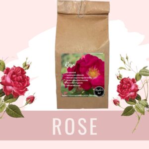 tørkede rosekronblader