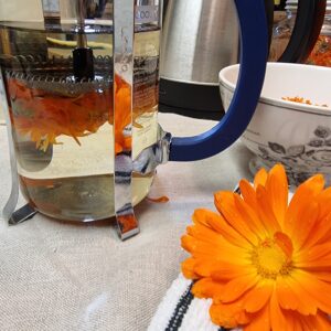 Ringblomst uttrekk for utvortes bruk